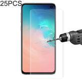 25 piezas de película de vidrio templado de pantalla completa con borde curvo 3D para Galaxy S10, no se admite el desbloqueo por huella dactilar, para Galaxy S10, 25 piezas (25 piezas)