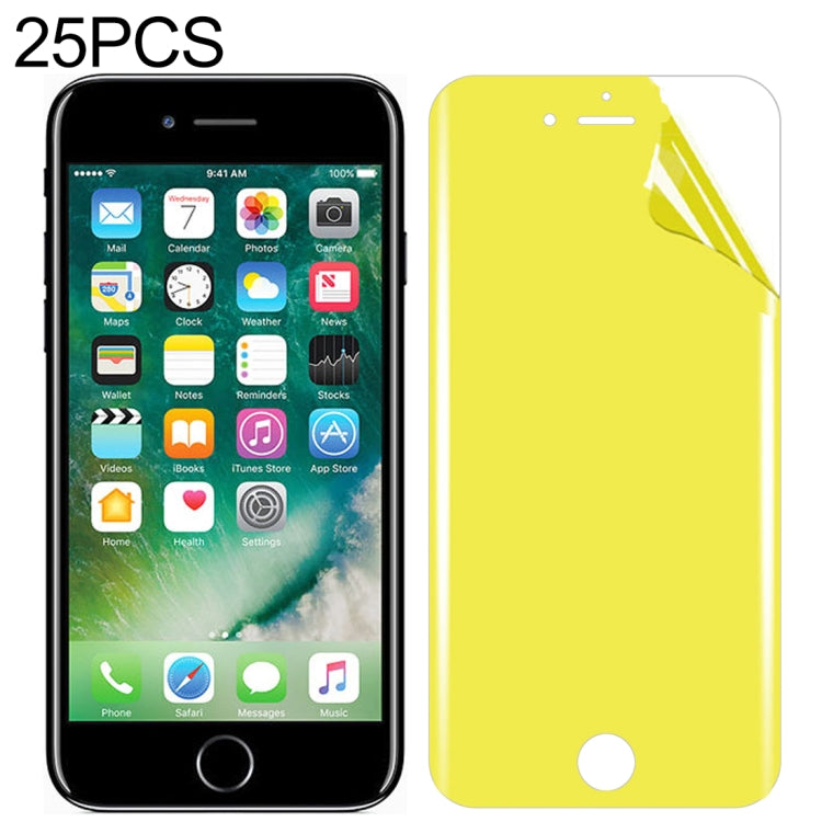 25 piezas para iPhone 7 Plus / 8 Plus Protector de pantalla frontal de cobertura total de TPU suave, para iPhone 7 Plus (25 piezas)