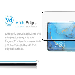For OPPO Reno3 Pro 9H HD 3D Curved Edge Tempered Glass Film (Black)
