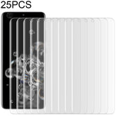 25 Stück für Galaxy S20 Ultra 9H HD 3D-Hartglasfolie mit gebogenen Kanten (transparent), für Galaxy S20 Ultra (25 Stück)