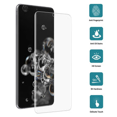 25pcs For Galaxy S20 Ultra 9H HD 3D Curved Edge Tempered Glass Film (Transparent)