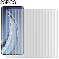 25 PCS For Xiaomi Mi 10 Pro 5G 9H HD 3D Curved Edge Tempered Glass Film (Black)