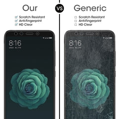 100 PCS 0.26mm 9H 2.5D Tempered Glass Film for Xiaomi Mi 6X & A2