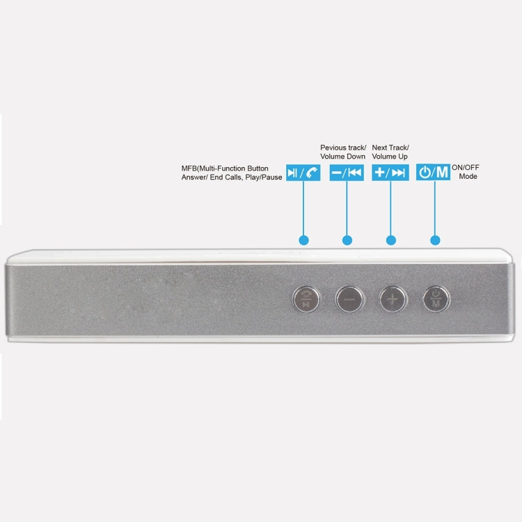 Altavoz Bluetooth multifuncional YM370 con micrófono, compatible con llamadas manos libres y tarjeta TF Altavoz Bluetooth multifuncional YM370 con micrófono, compatible con llamadas manos libres y tarjeta TF