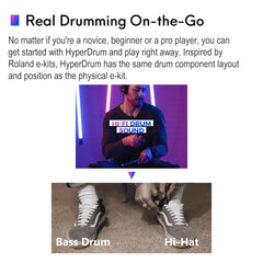 Hyperdrum Somatosensory Virtual Drum Kit Smart Portable Musical Instrument, Hyperdrum Somatosensory Virtual Drum