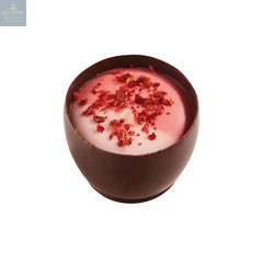 Mary - raspberry ganache with a duo of raspberry and strawberry crème topping 14g