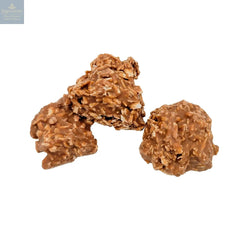 Milk chocolate covered coconut clusters