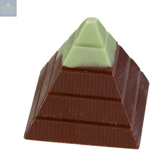 Mint cream pyramid - in dark chocolate 13g