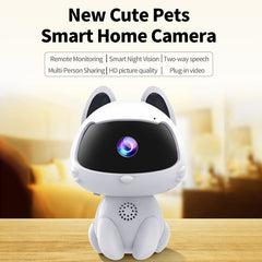 K9 Cute Pets Smart Home Camera, Support Night Vision & Two-way Voice & Motion Detection