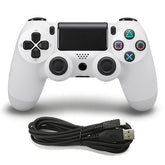 Wired Game Controller for Sony PS4, Red, White, Blue, Silver, Black, Gold