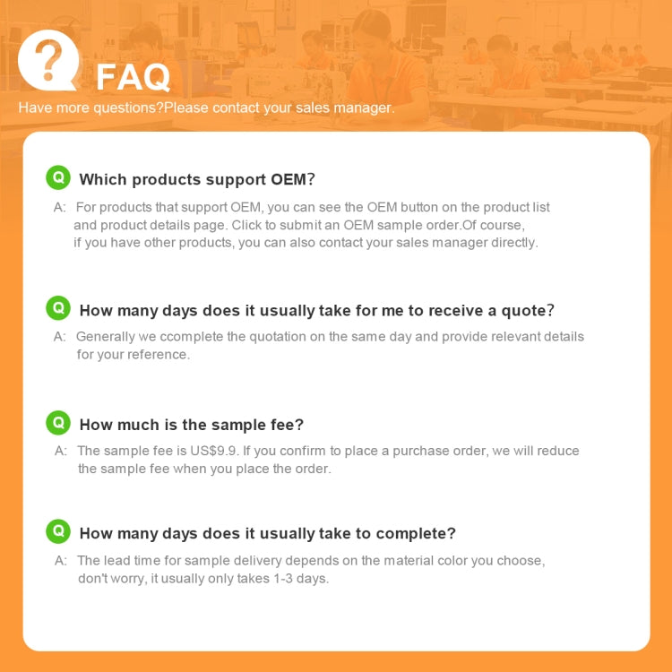 OEM Sample SKU OEM Sample SKU