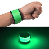 LED Luminous Slap Pat Circle Outdoors sports Wristband, Small, Size:26*4cm, 26x4cm Pink, 26x4cm Green, 26x4cm Blue, 26x4cm Light Green, 26x4cm Red, 26x4cm White, 26x4cm Orange