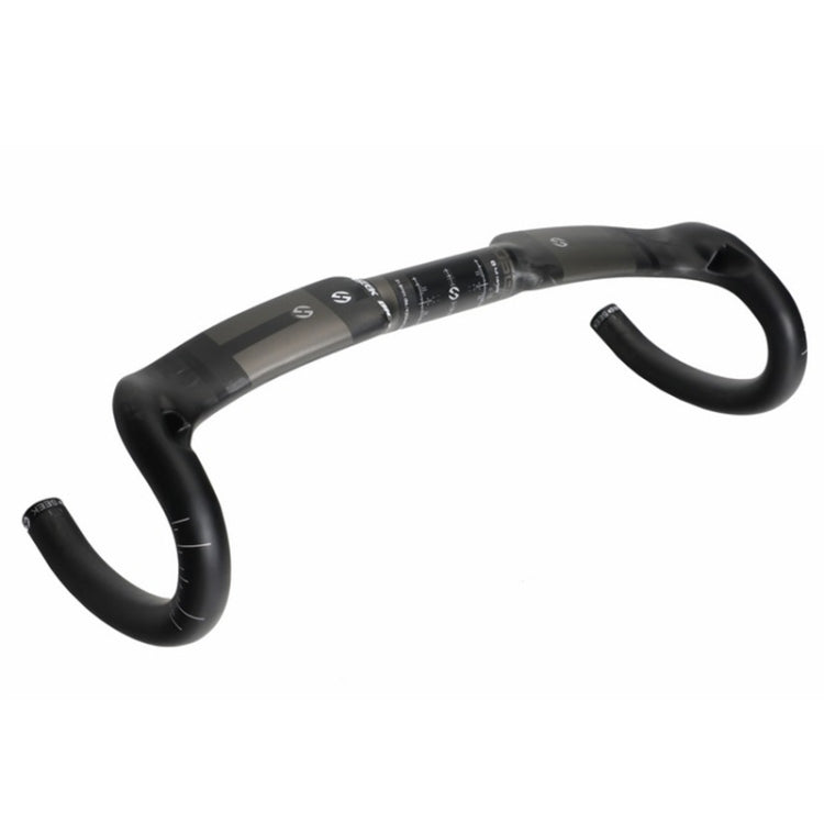 TOSEEK UD Carbon Fiber Texture Road Bike Handlebar, Size: 440mm (UD Matte), 440mm TOSEEK UD Carbon Fiber Texture Road Bike Handlebar, Size: 440mm (UD Matte), 440mm