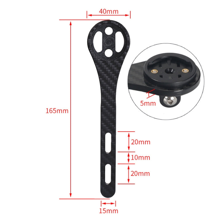 TOSEEK Full Carbon Fiber Road Bicycle Code Table Holder For Garmin Series(Gloss), For Garmin Series(Gloss) TOSEEK Full Carbon Fiber Road Bicycle Code Table Holder For Garmin Series(Gloss), For Garmin Series(Gloss)