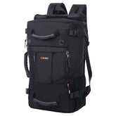 KAKA Large Capacity Backpack Men Travel Bag Leisure Student Waterproof Shoulders Bag with Lock