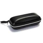 Sunglasses PU Leather Shell Zipper Glasses Case Box, Size: 16.5*6cm, Sunglasses PU Glasses Case