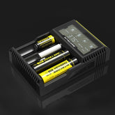 Nitecore D4 Intelligent Digi Smart Charger with LCD Display for 14500, 16340 (RCR123), 18650, 22650, 26650, Ni-MH and Ni-Cd (AA, AAA) Battery, D4