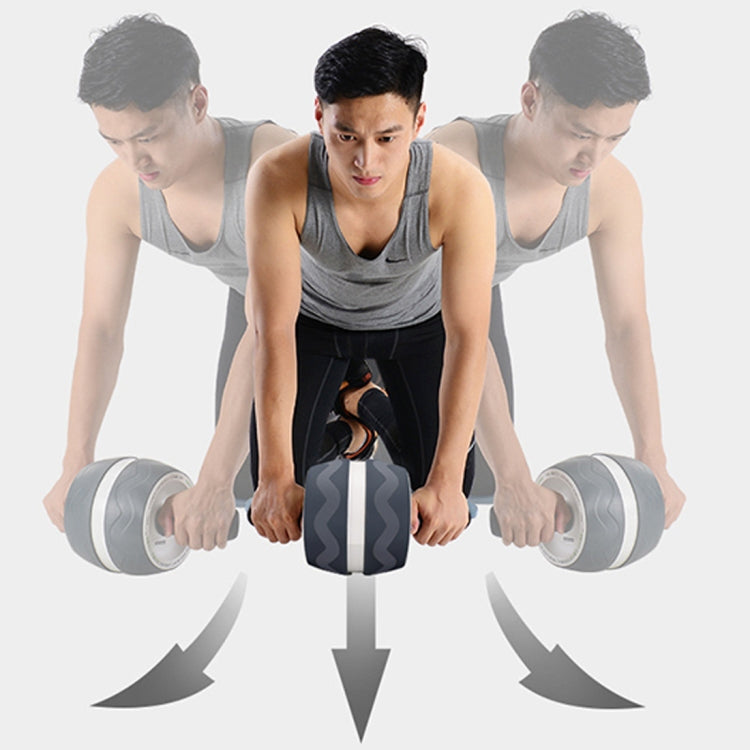Automatic Rebound Abdominal Roller Round Home Office Mute Fitness Equipment for Man / Woman, Electroplating Green, Green, Purple, White Automatic Rebound Abdominal Roller Round Home Office Mute Fitness Equipment for Man / Woman, Electroplating Green, Green, Purple, White