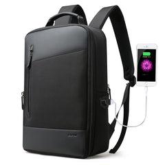 Bopai 851-009911 Business Anti-theft Waterproof Large Capacity Double Shoulder Bag,with USB Charging Port, Size: 30.5x13x45cm