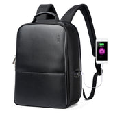 Bopai 751-006431 Business Waterproof Anti-theft Large Capacity Double Shoulder Bag,with USB Charging Port, Size: 27x16.5x40cm