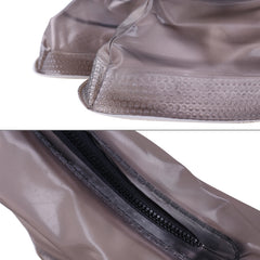 Fashion PVC Non-slip Waterproof Thick-soled Shoe Cover Size: XL