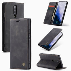CaseMe-013 Multifunctional Retro Frosted Horizontal Flip Leather Case for OnePlus 7 Pro, with Card Slot & Holder & Zipper Wallet & Photo Frame, For OnePlus 7 Pro