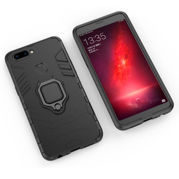 PC + TPU Shockproof Protective Case for OPPO R11s, with Magnetic Ring Holder PC + TPU Shockproof Protective Case for OPPO R11s, with Magnetic Ring Holder