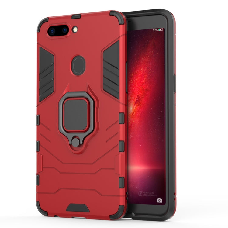 PC + TPU Shockproof Protective Case for OPPO R11s, with Magnetic Ring Holder PC + TPU Shockproof Protective Case for OPPO R11s, with Magnetic Ring Holder
