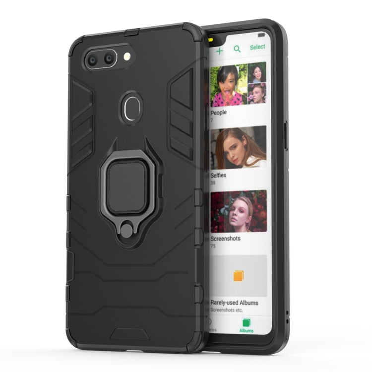 PC + TPU Shockproof Protective Case for OPPO R15, with Magnetic Ring Holder PC + TPU Shockproof Protective Case for OPPO R15, with Magnetic Ring Holder