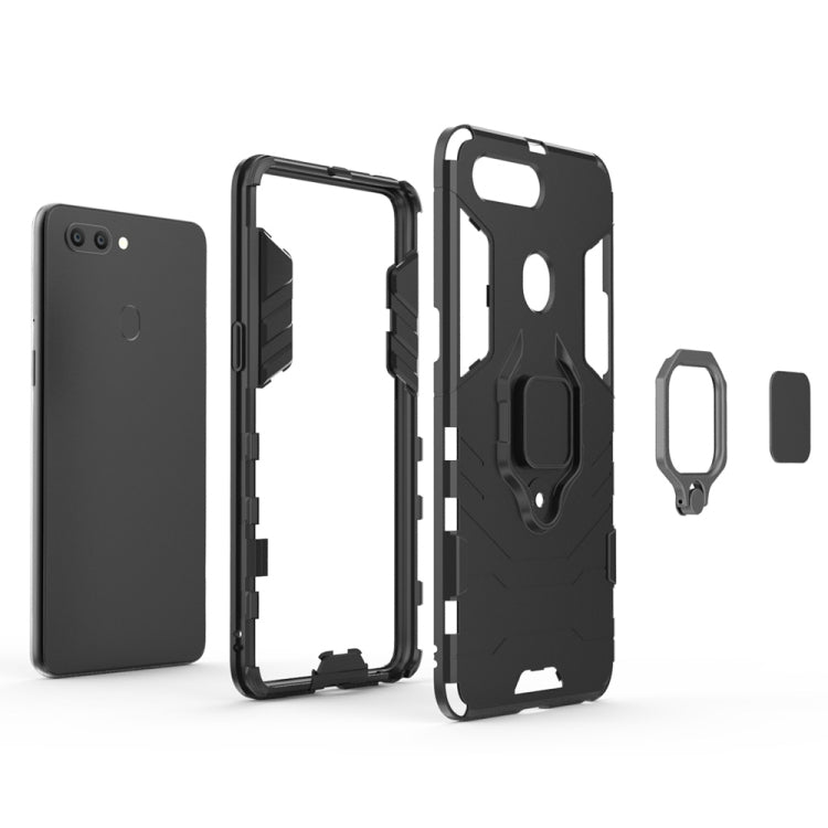PC + TPU Shockproof Protective Case for OPPO R15, with Magnetic Ring Holder PC + TPU Shockproof Protective Case for OPPO R15, with Magnetic Ring Holder