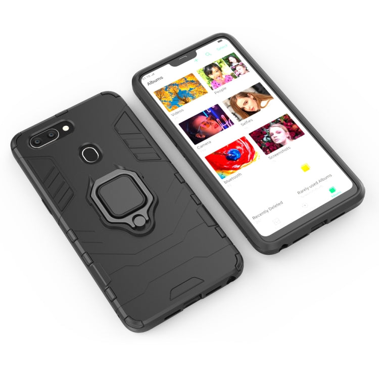 PC + TPU Shockproof Protective Case for OPPO R15, with Magnetic Ring Holder PC + TPU Shockproof Protective Case for OPPO R15, with Magnetic Ring Holder