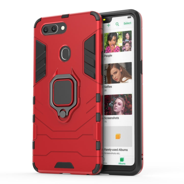 PC + TPU Shockproof Protective Case for OPPO R15, with Magnetic Ring Holder PC + TPU Shockproof Protective Case for OPPO R15, with Magnetic Ring Holder