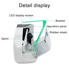 V30 Mini Portable Multi Paper Currency Counting Money Counter, EU Plug, EU Plug