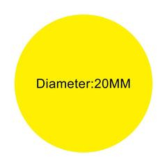 1000 PCS Round Shape Self-adhesive Colorful Mark Sticker Mark Label