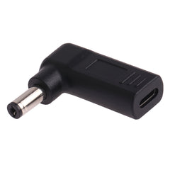 USB-C / Type-C Female to 5.5 x 2.1mm Male Plug Elbow Adapter Connector, 5.5 x 2.1mm Elbow