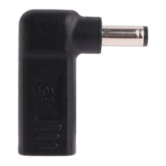 USB-C / Type-C Female to 5.5 x 2.1mm Male Plug Elbow Adapter Connector, 5.5 x 2.1mm Elbow