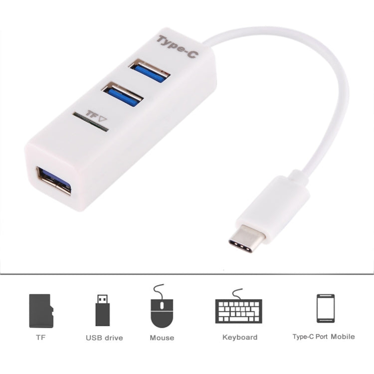 2 in 1 USB 3.1 USB-C / Type-C to USB 2.0 COMBO 3 Ports HUB + TF Card Reader, 3 Ports USB+TF Card 2 in 1 USB 3.1 USB-C / Type-C to USB 2.0 COMBO 3 Ports HUB + TF Card Reader, 3 Ports USB+TF Card