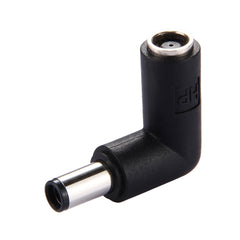 Adaptador de corriente con conector macho DC 4506 a hembra DC 7406 para computadora portátil HP, codo en ángulo recto de 90 grados, conector macho DC 7406 a hembra