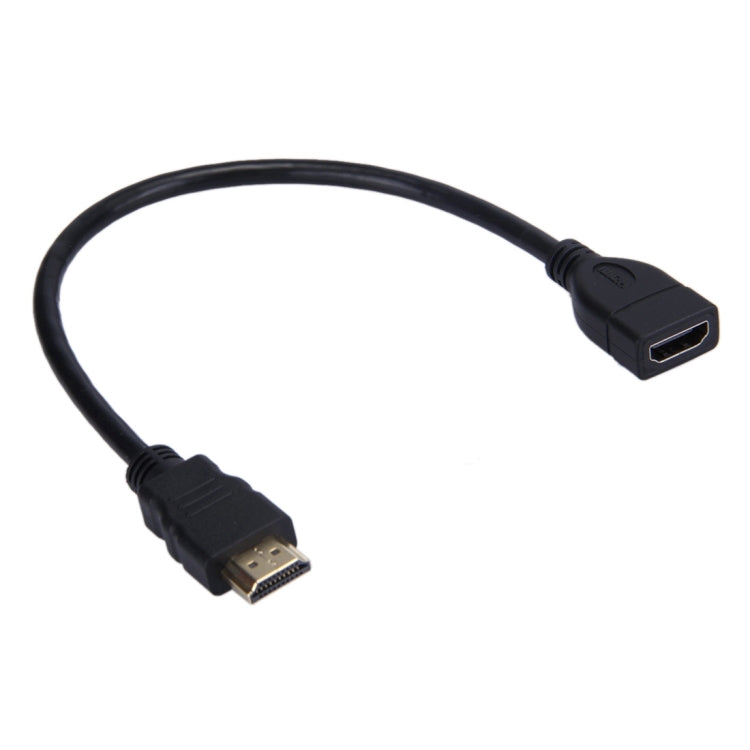 30cm High Speed HDMI 19 Pin Male to HDMI 19 Pin Female Adapter Cable, Length: 30cm 30cm High Speed HDMI 19 Pin Male to HDMI 19 Pin Female Adapter Cable, Length: 30cm