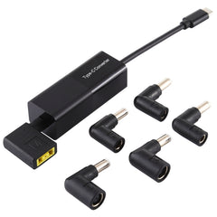 Laptop Power Adapter 65W USB-C / Type-C Converter to 6 in 1 Power Adapter