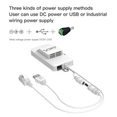 VONETS VAP11AC 5G / 2.4G Mini Wireless Bridge with Fan Version 300Mbps + 900Mbps WiFi Repeater, Support Video Surveillance & Control