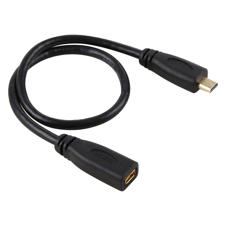 30cm 1080P Micro HDMI Female to Male Gold-plated Connector Adapter Cable 30cm 1080P Micro HDMI Female to Male Gold-plated Connector Adapter Cable