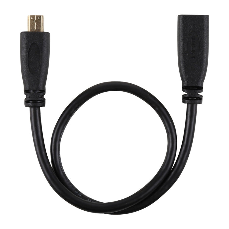 30cm 1080P Micro HDMI Female to Male Gold-plated Connector Adapter Cable 30cm 1080P Micro HDMI Female to Male Gold-plated Connector Adapter Cable