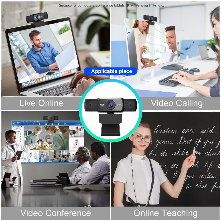HXSJ S5 1080P Adjustable HD Video Webcam PC Camera with Microphone HXSJ S5 1080P Adjustable HD Video Webcam PC Camera with Microphone