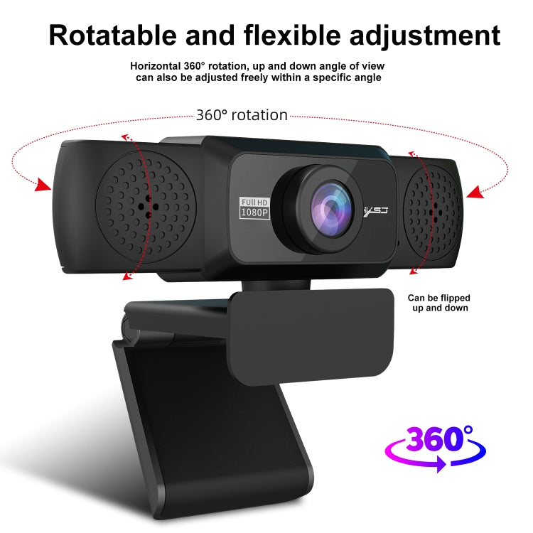HXSJ S5 1080P Adjustable HD Video Webcam PC Camera with Microphone HXSJ S5 1080P Adjustable HD Video Webcam PC Camera with Microphone