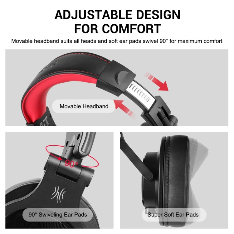 Auriculares con cable y micrófono con reducción de ruido montados en la cabeza OneOdio A71D, A71D Auriculares con cable y micrófono con reducción de ruido montados en la cabeza OneOdio A71D, A71D
