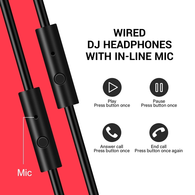 Auriculares con cable y micrófono con reducción de ruido montados en la cabeza OneOdio A71D, A71D Auriculares con cable y micrófono con reducción de ruido montados en la cabeza OneOdio A71D, A71D