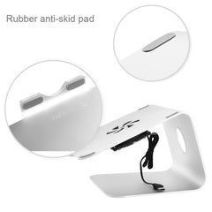 SOPI ZJ-001 Classic Style Aluminum Cooling Stand with Cool Fan for Laptop, Suitable for Mac Air, Mac Pro, iPad, and Other Laptops, Classic Style with Cool Fan