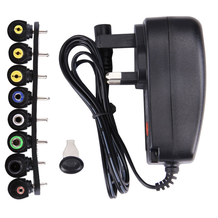 UK Plug Universal 30W Power Wall Plug-in Adapter with 5V 2.1A USB Port, Tips: 8 PCS, Cable Length: About 1.2m, UK Plug UK Plug Universal 30W Power Wall Plug-in Adapter with 5V 2.1A USB Port, Tips: 8 PCS, Cable Length: About 1.2m, UK Plug