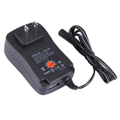 Adaptador de enchufe de pared universal de 30 W con enchufe estadounidense y puerto USB de 5 V 2,1 A, puntas: 6 piezas, longitud del cable: aproximadamente 1,2 m, enchufe estadounidense